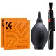 K&F Concept 3in1 DSLR Camera Cleaning Kit (Lens Dust Blower Cleaner + Cleaning Pen + Macro fiber Cleaning Cloth)